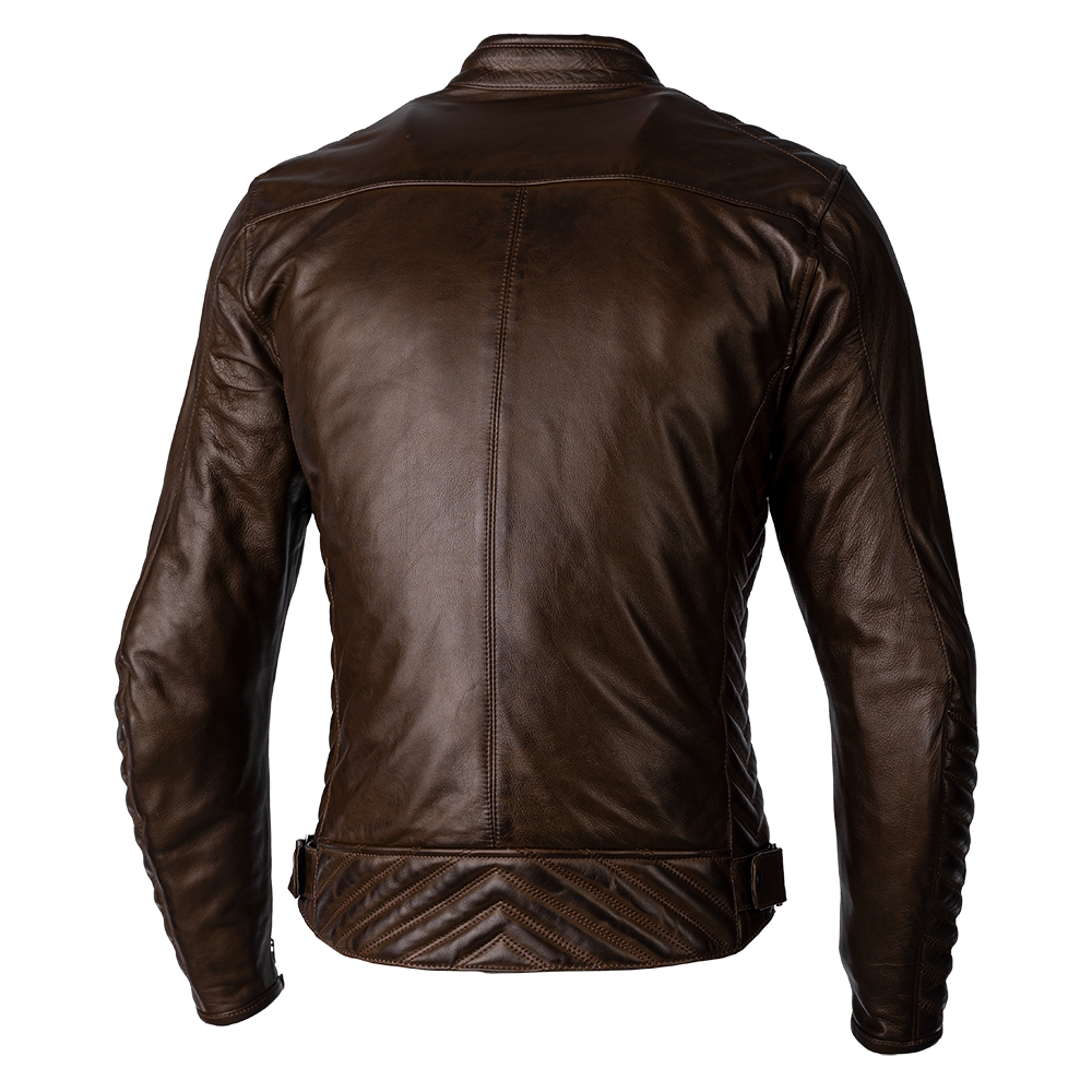 RST Roadster 3 Ce Vented Leather Jacket - Brown