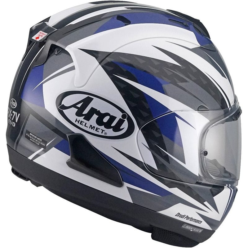 ARAI RX-7V EVO RUSH BLU