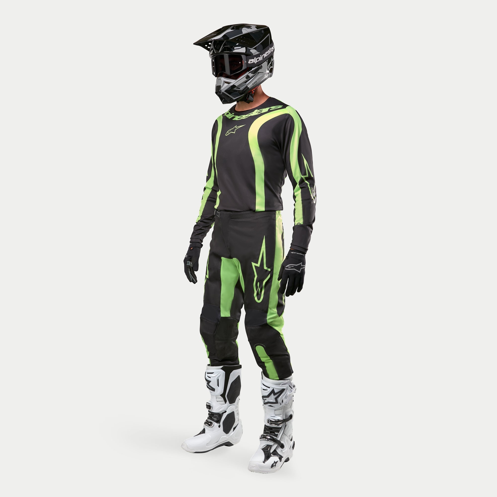 Alpinestars 2024 Fluid Lurv Pants - Black Fluro Yellow