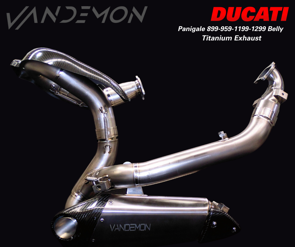 Ducati Panigale 899,959,1199,1299 Titanium Belly Exhaust System 2011-18