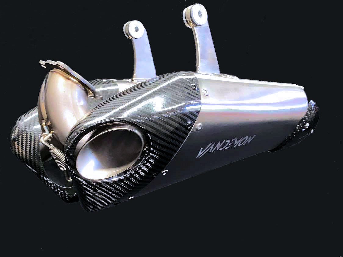 Ducati Panigale 899, 1199, 1199R Titanium Muffler Low Mount Slip-On 2012-15