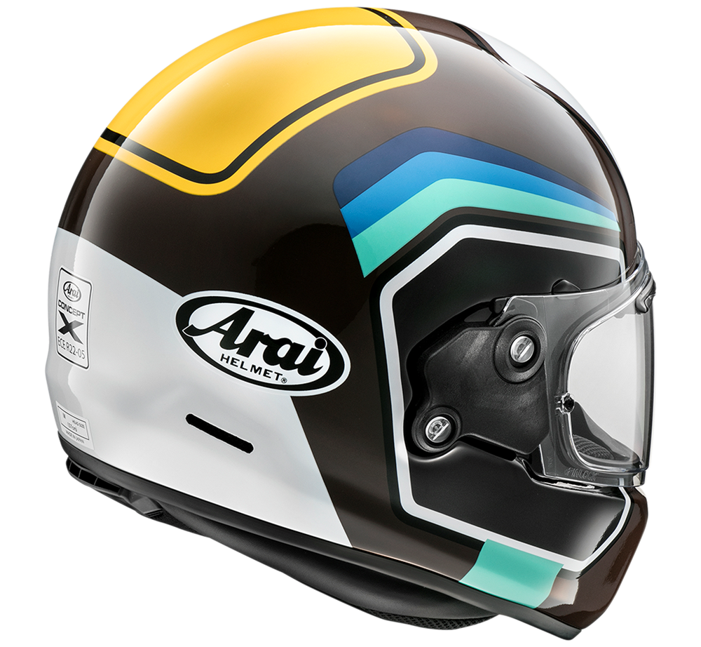 Arai Concept-X Motorcycle Helmet - Number Brown