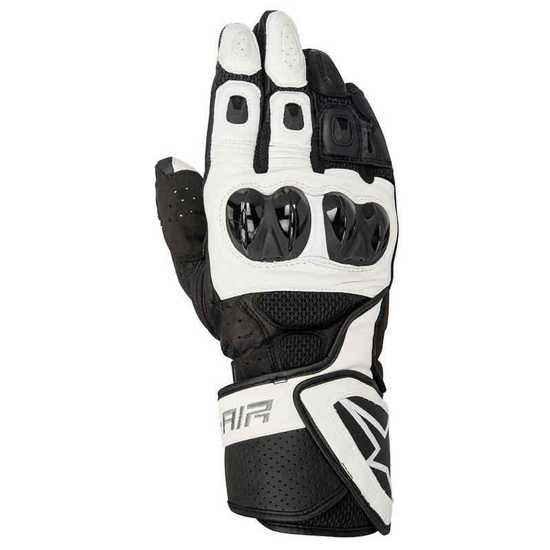 Alpinestars Mens SP-Air Vented Leather Gloves - Black/White