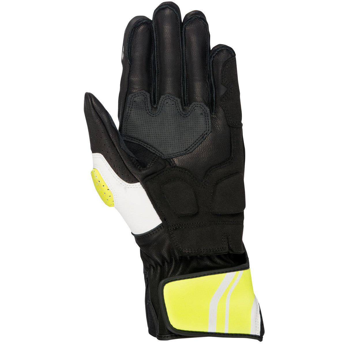 Alpinestars Gloves SP-8 v2 Leather - Black/White/Yellow