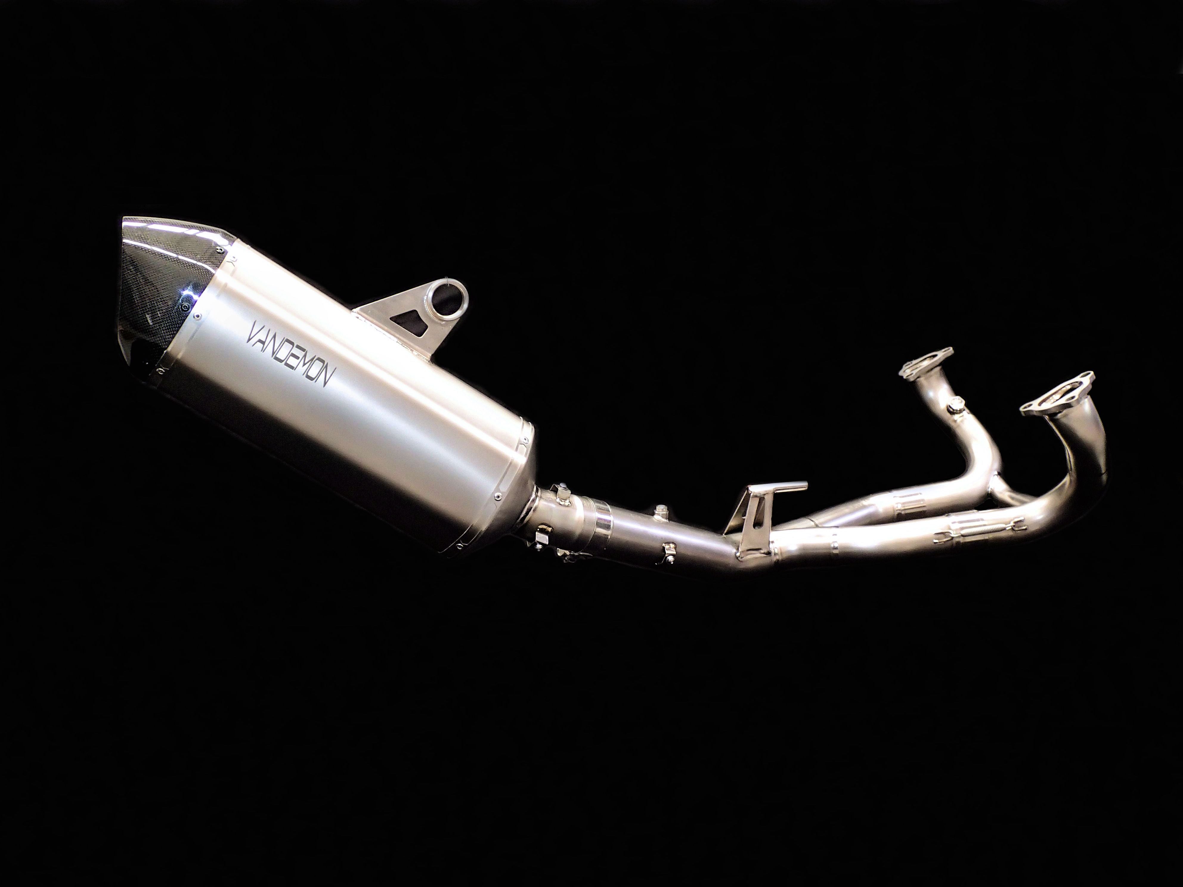 BMW R1250GS Adventure Vandemon Titanium Exhaust System No Valve 2019-23