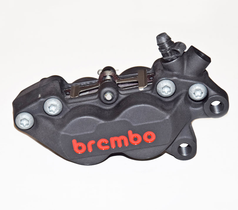 Brembo P4 30/34 Caliper - Black (Right) (20516588) 40mm Mounting