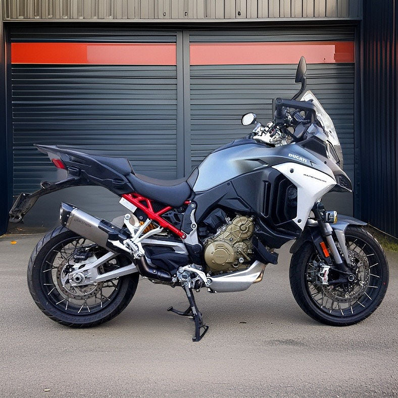 Ducati Multistrada V4 Bimodal Stealth Titanium Slip-On Exhaust