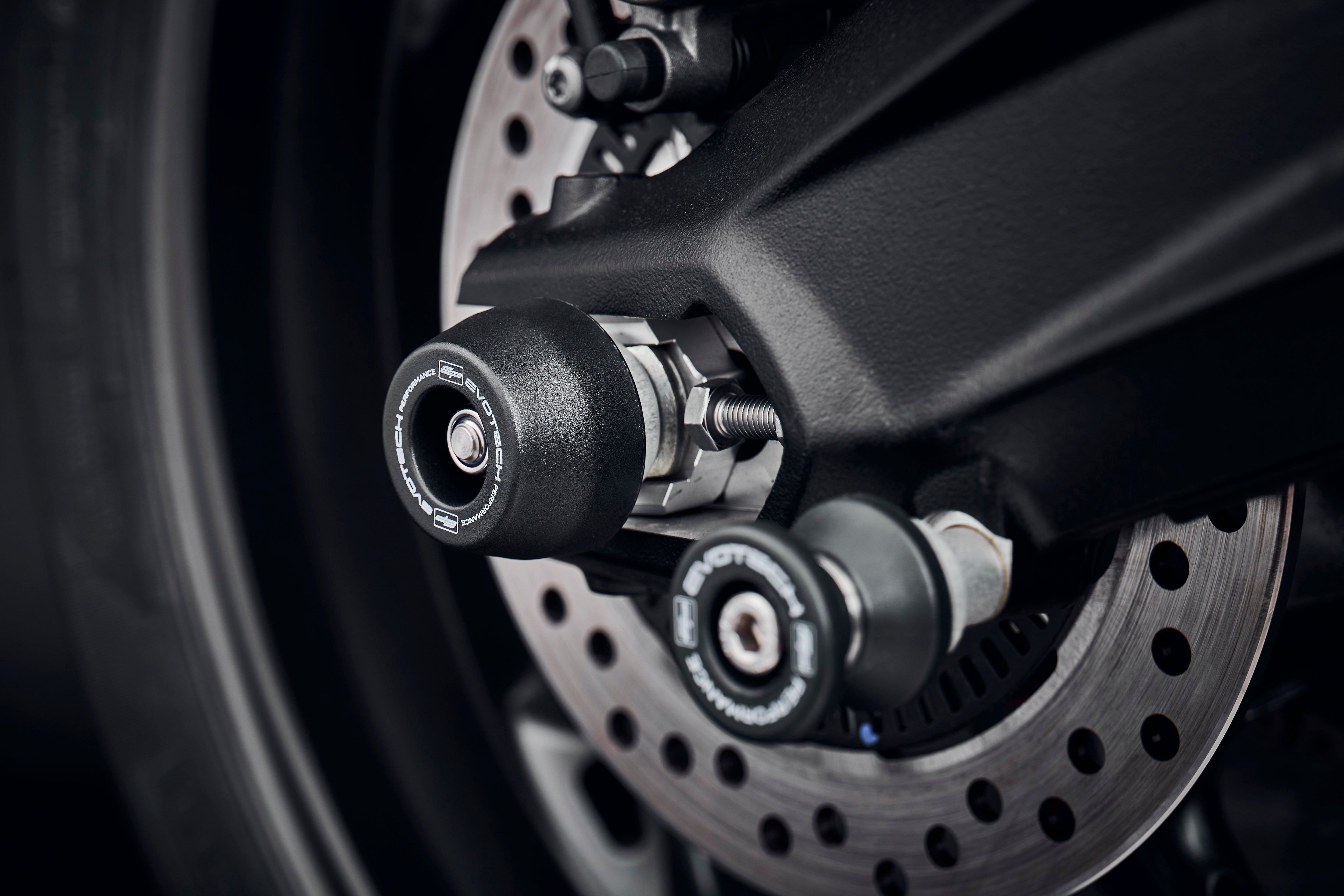 EP Rear Spindle Bobbins - Triumph Street Triple S (2017 - 2019)