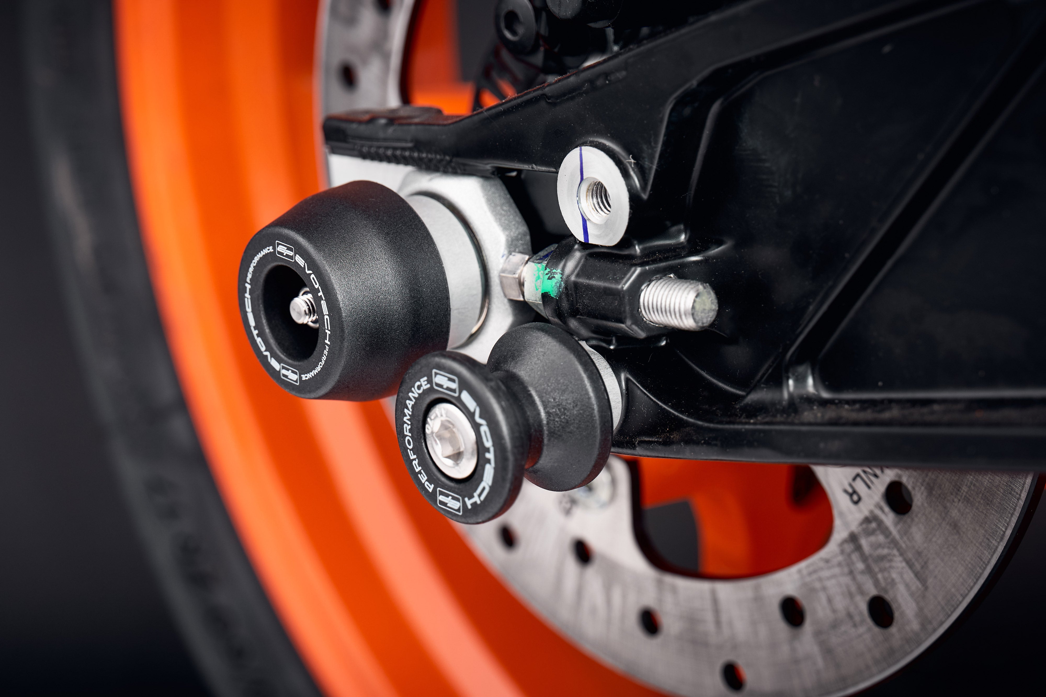 Evotech Rear Spindle Bobbins - KTM 390 Duke (2024+)