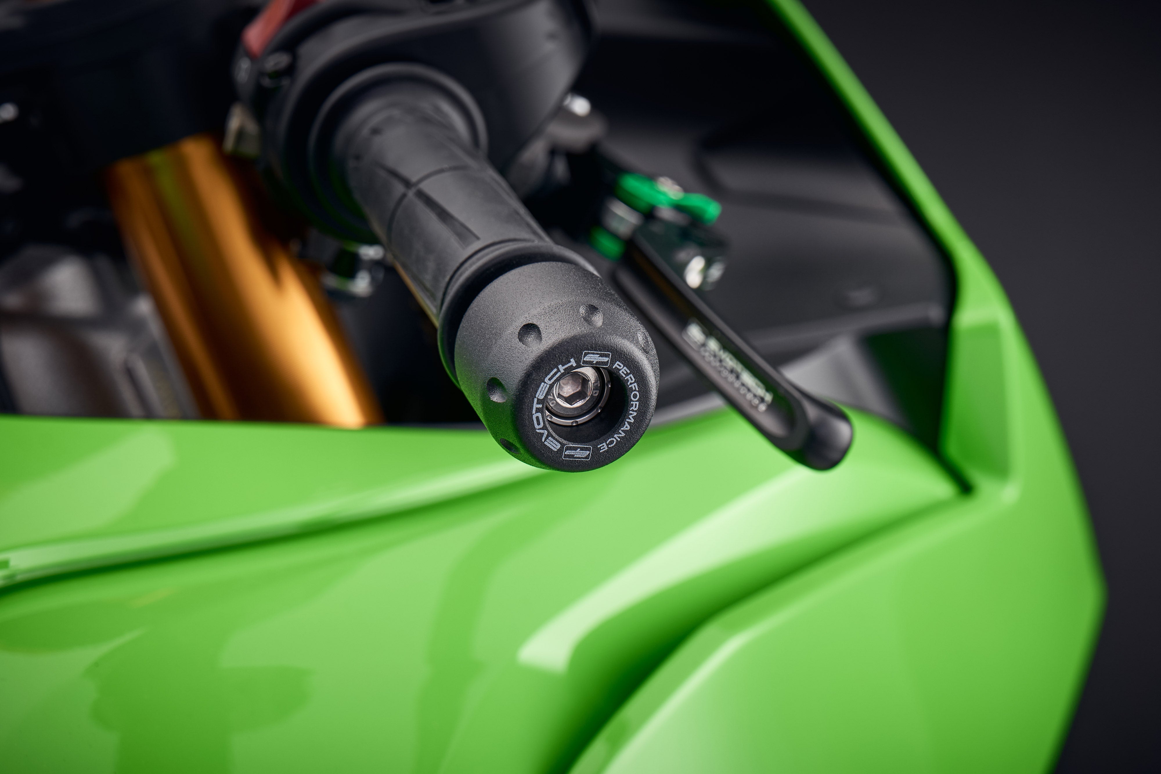 Evotech Bar End Weights (Touring) - Kawasaki Ninja ZX-6R 40th Anniversary Edition (2024+)