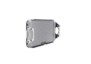 Rear angle view of EP Radiator Guard for Honda NC700X on white background