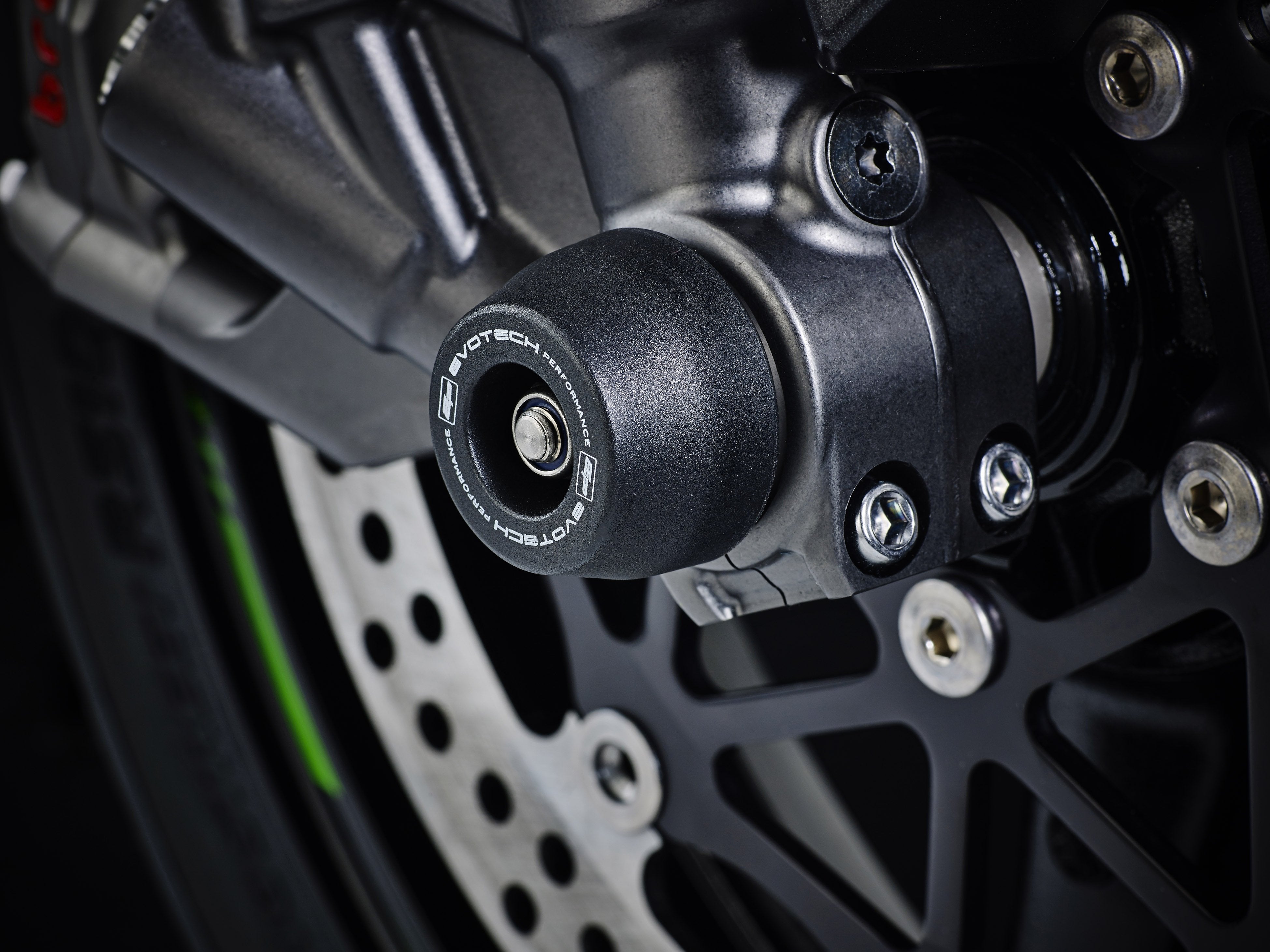 EP Front Spindle Bobbins - Kawasaki Ninja H2 SX Performance Tourer (2018-2020)