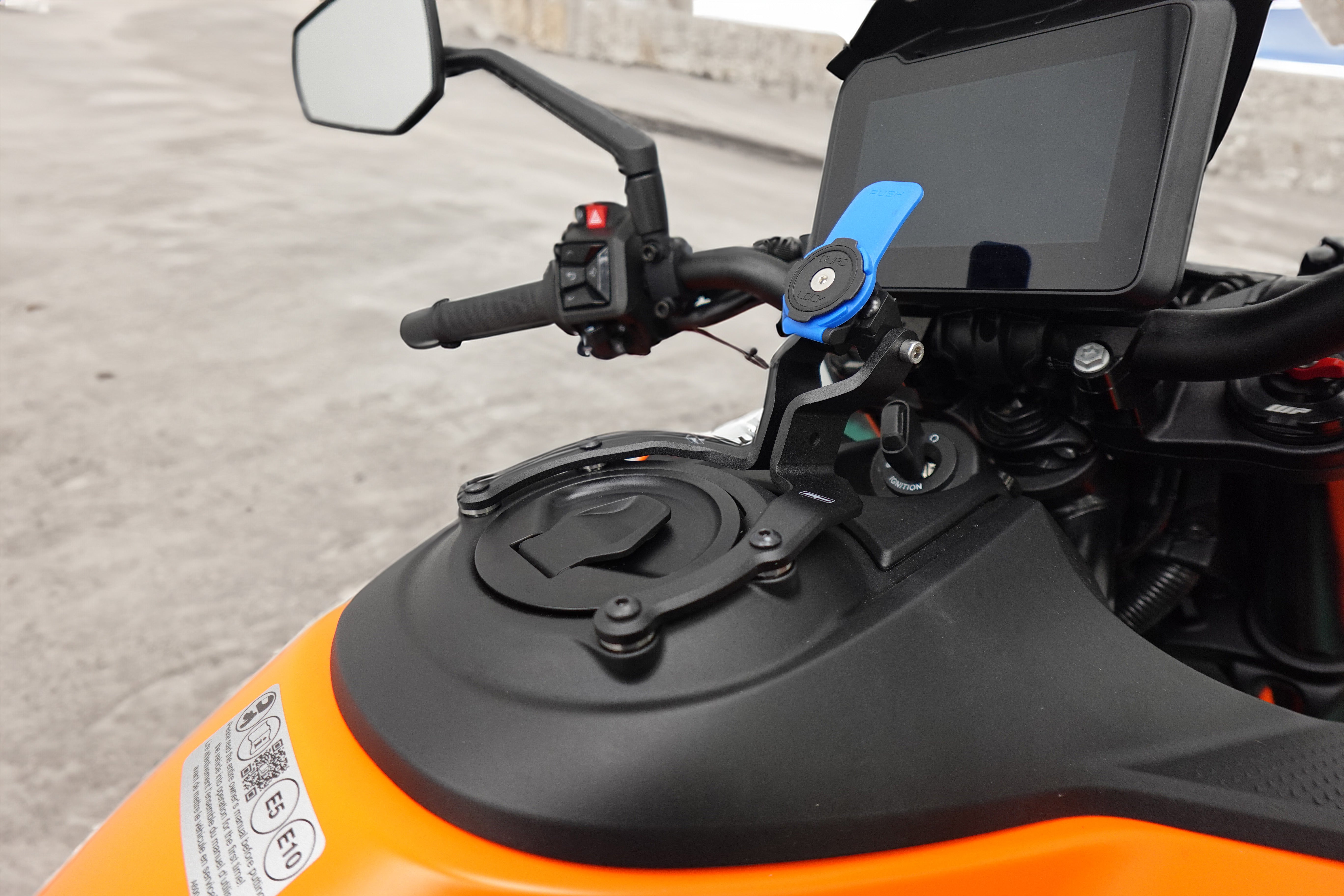 Evotech Quad Lock Sat Nav Mount - KTM 990 Duke (2024+)