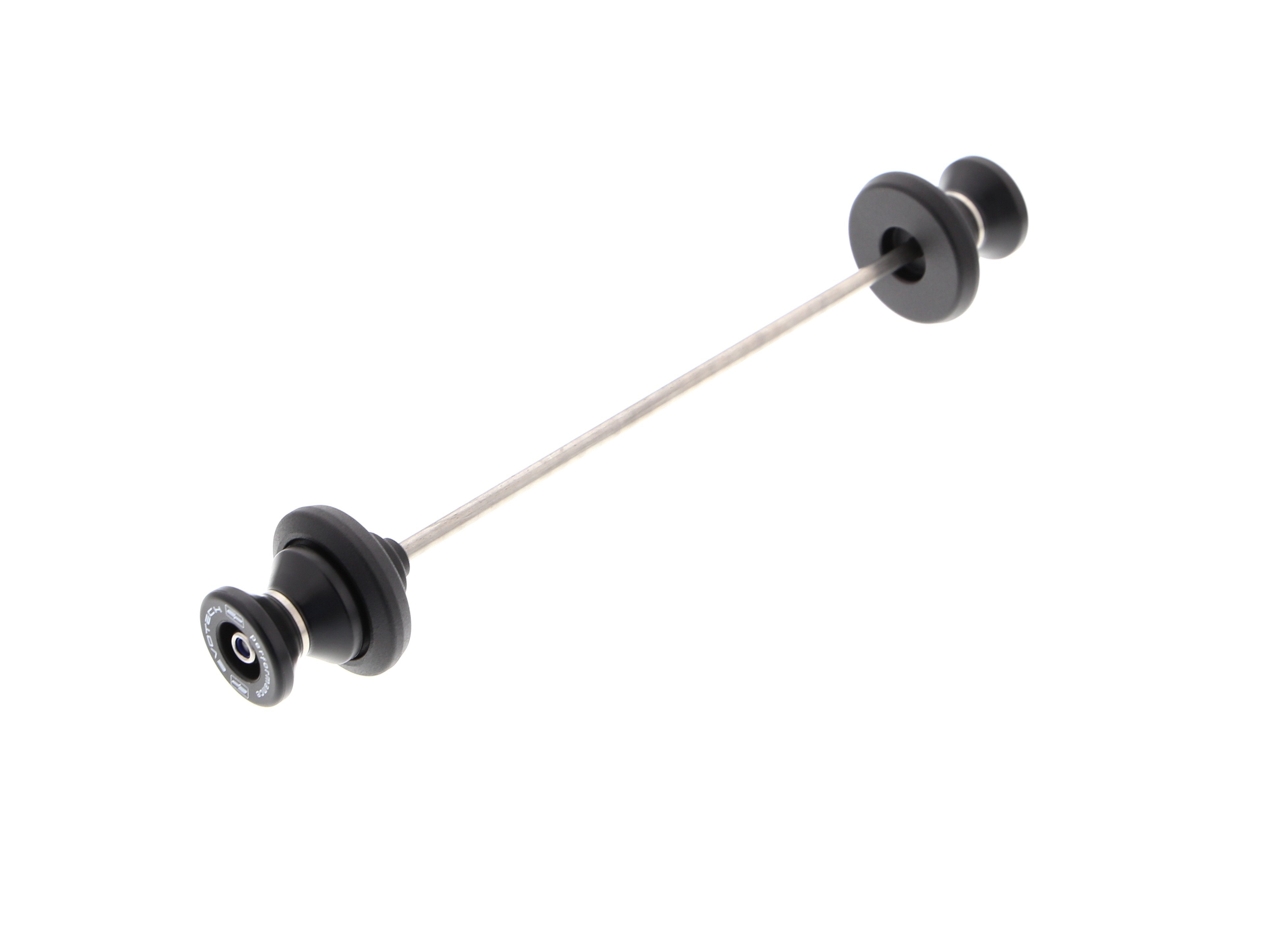 EP Paddock Stand Bobbins for the Yamaha Tenere 700. EPâs injection-moulded nylon paddock stand bobbins with precision shaped powder-coated black aluminium spacer, held either end of a rolled-thread spindle rod.