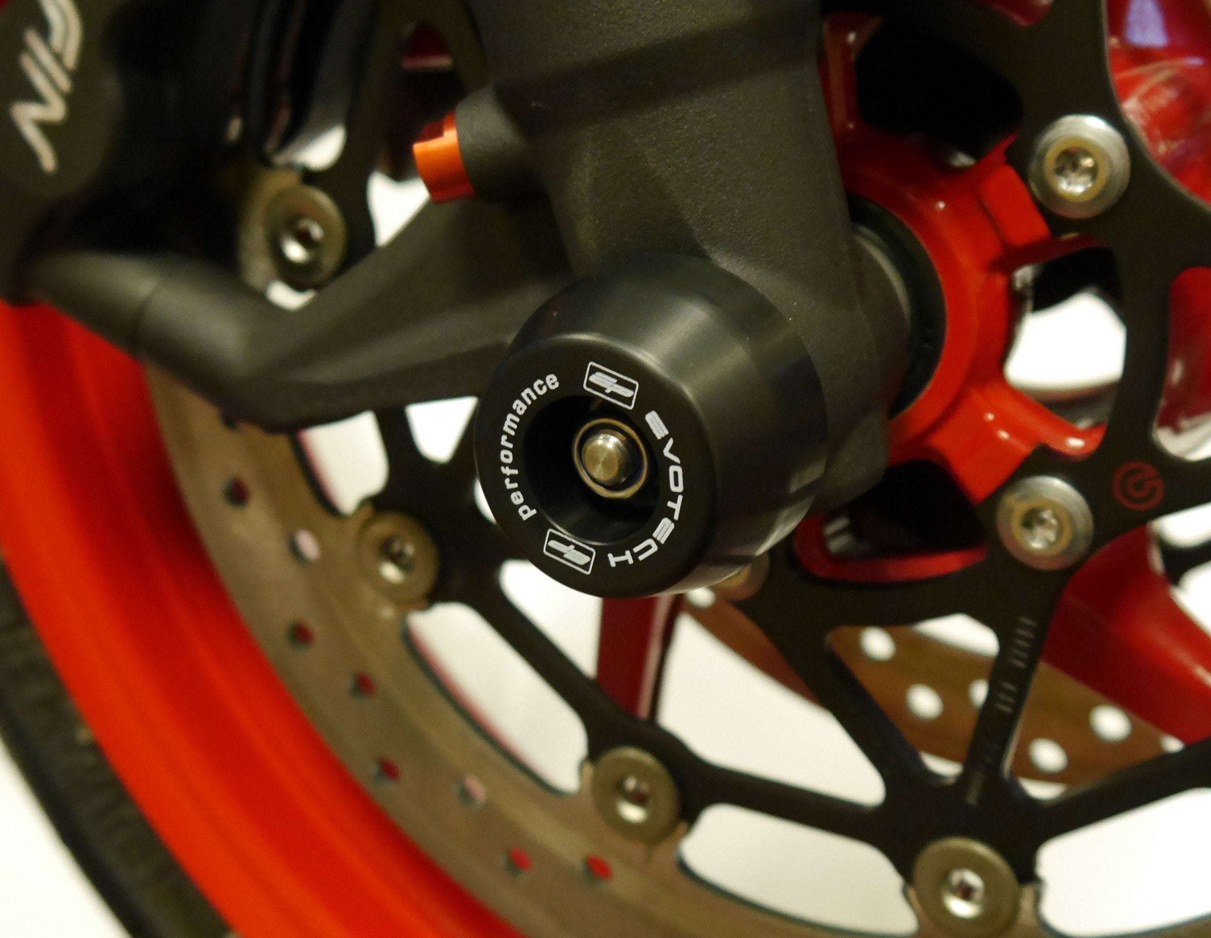 EP Front Spindle Bobbins - Triumph Street Triple RX (2015 - 2016)