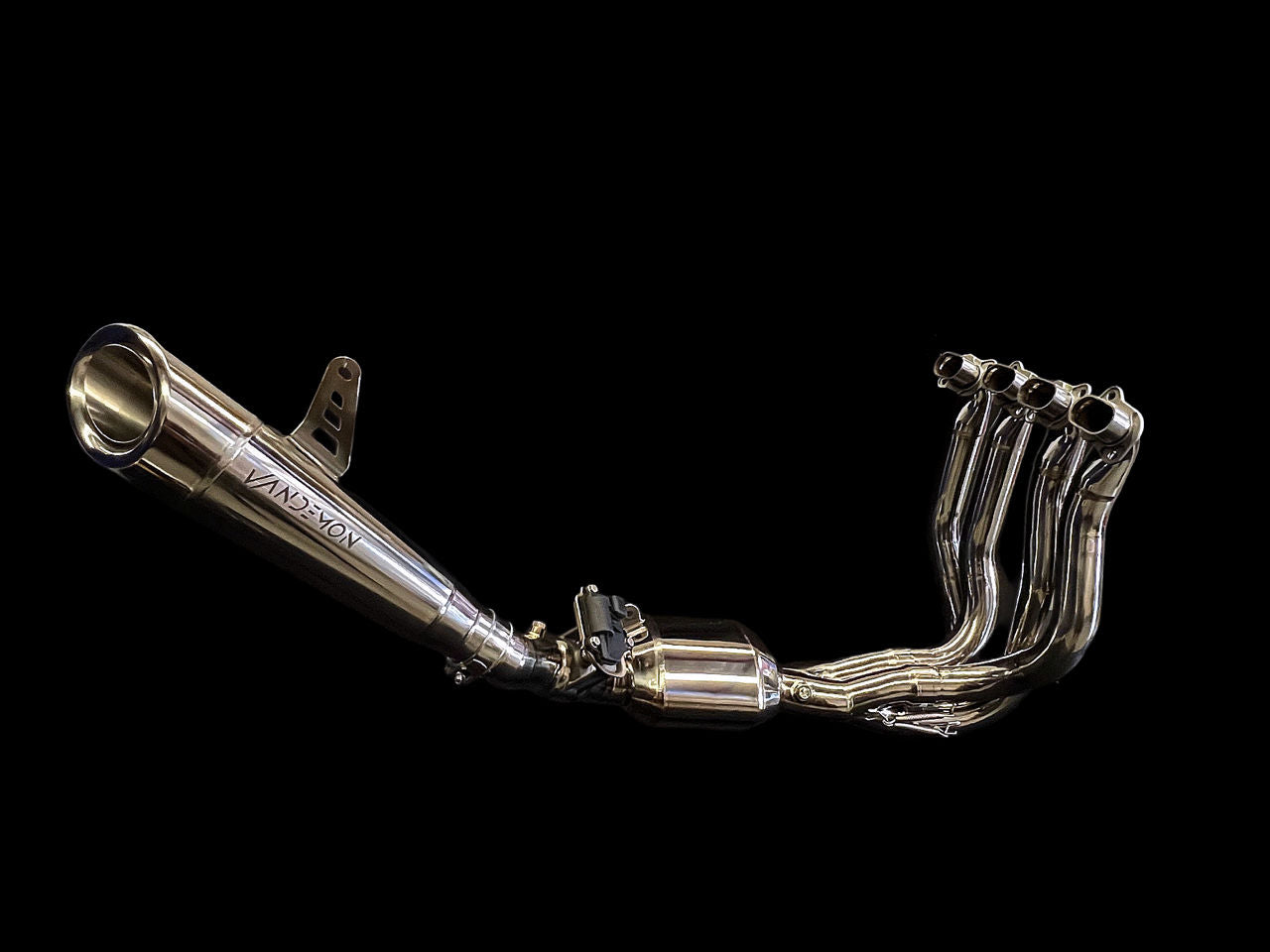 Kawasaki H2 H2R Vandemon Bimodal Stealth Titanium Exhaust System