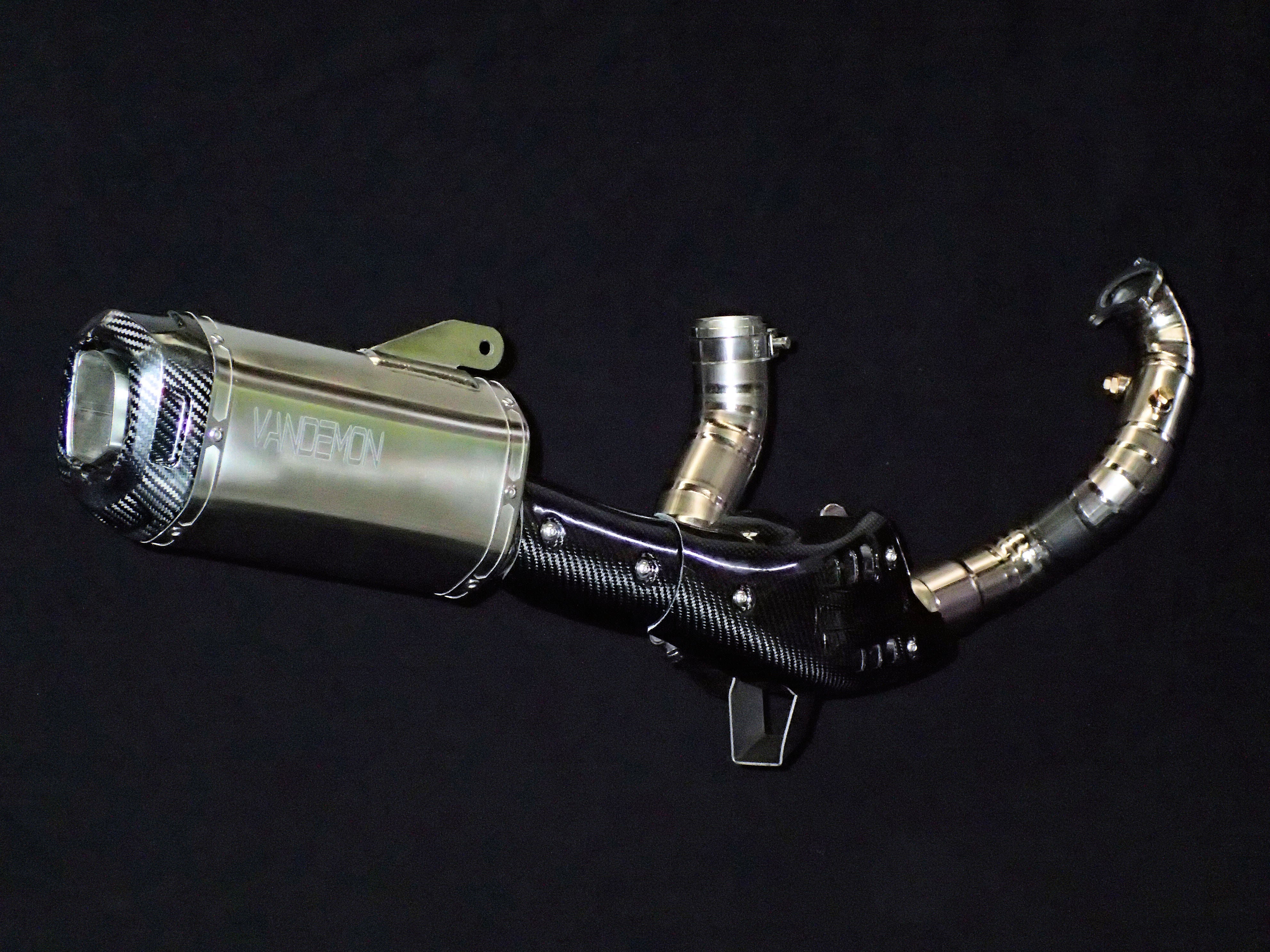 Ducati Multistrada 1200-1260 Titanium Exhaust System None Valved 2015-2020