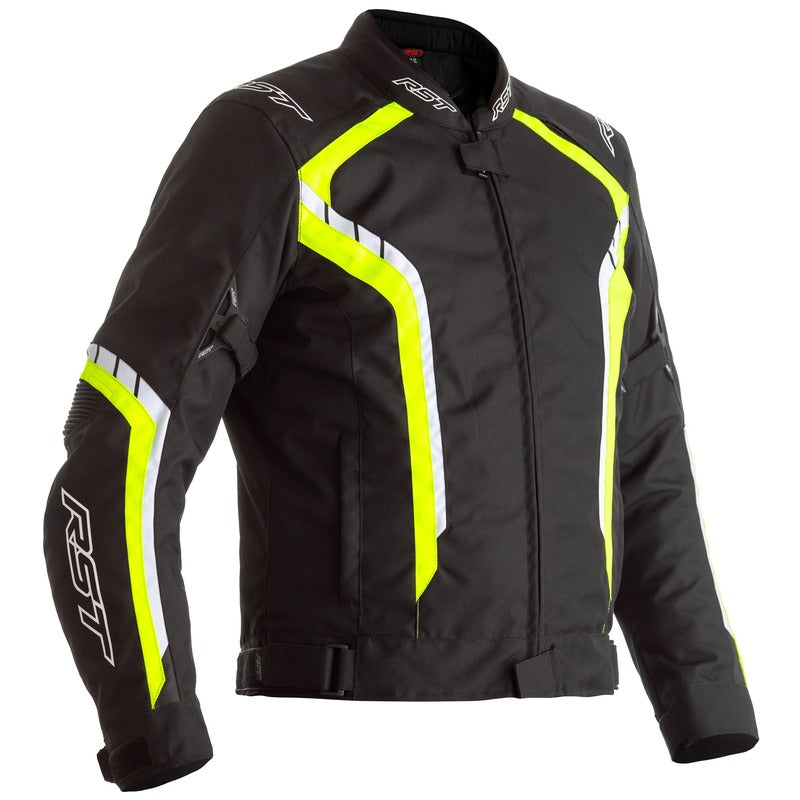 RST Axis CE Sport Waterproof Motorcycle Jacket - Fluro Yellow