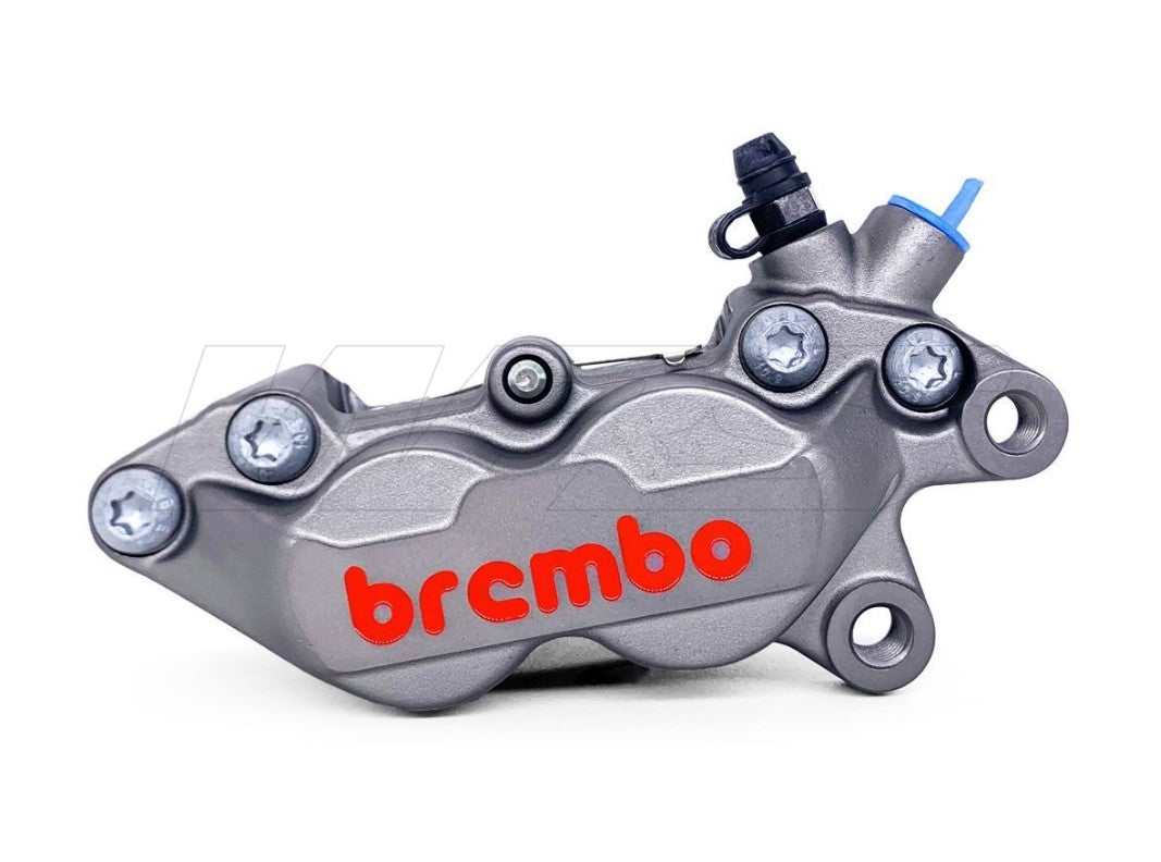 Brembo P4 30/34 Caliper - Titanium (Right) (20516589) 40mm Mounting