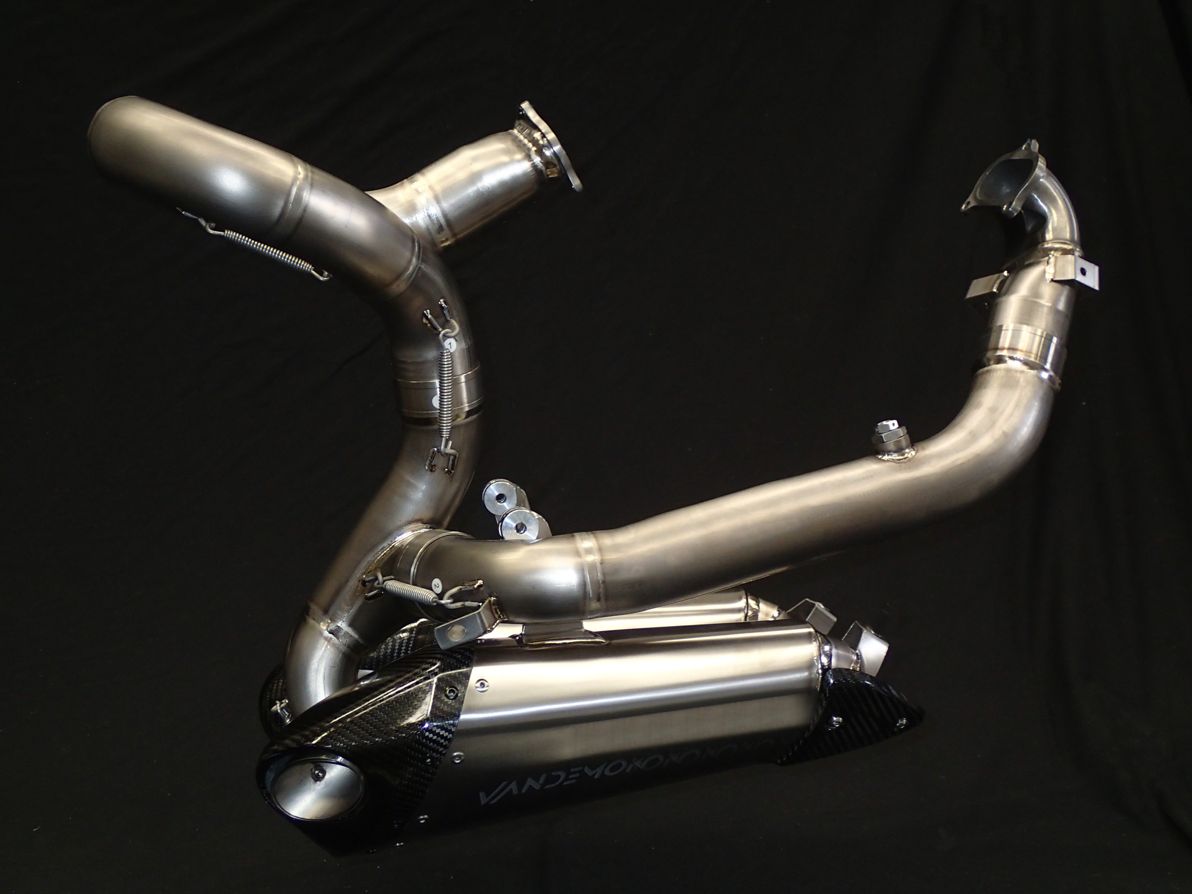 Ducati V2  Panigale & Streetfighter Titanium Low Mount Exhaust System 2020-24