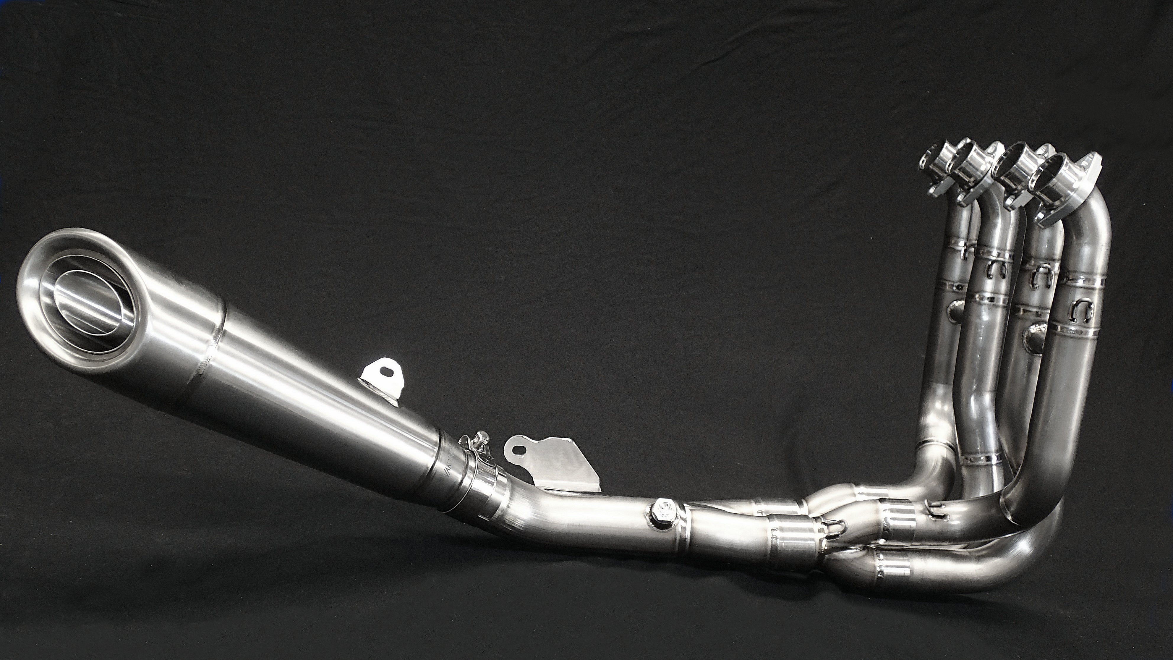 Kawasaki Ninja ZH2 Vandemon Brushed Titanium Exhaust System 2020-24