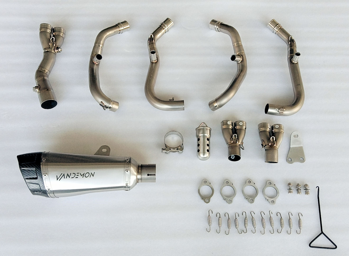 Kawasaki ZX4R-ZX4RR & ZX25R Titanium Low Mount Exhaust System 2023-2024