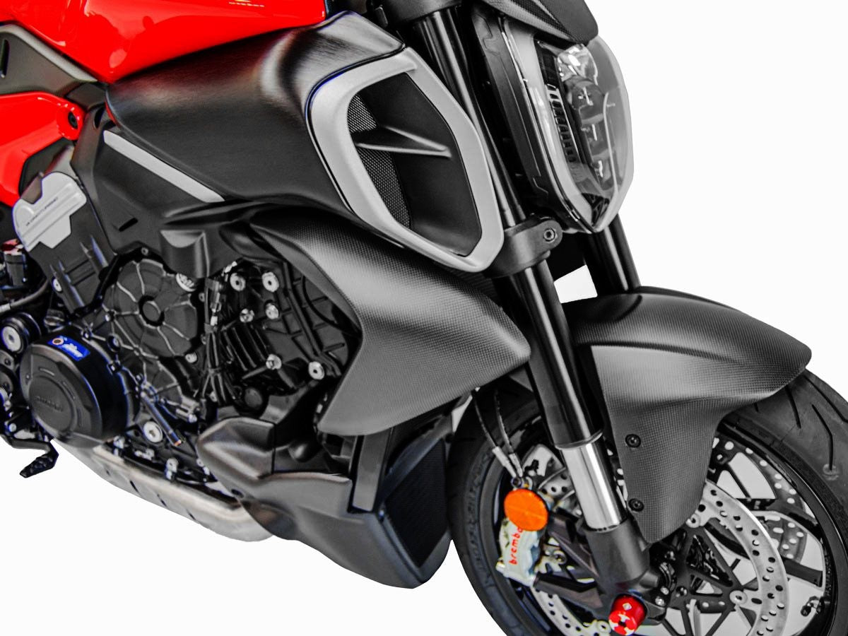 CRB73O - DIAVEL V4 MATTE CARBON SIDE PANELS