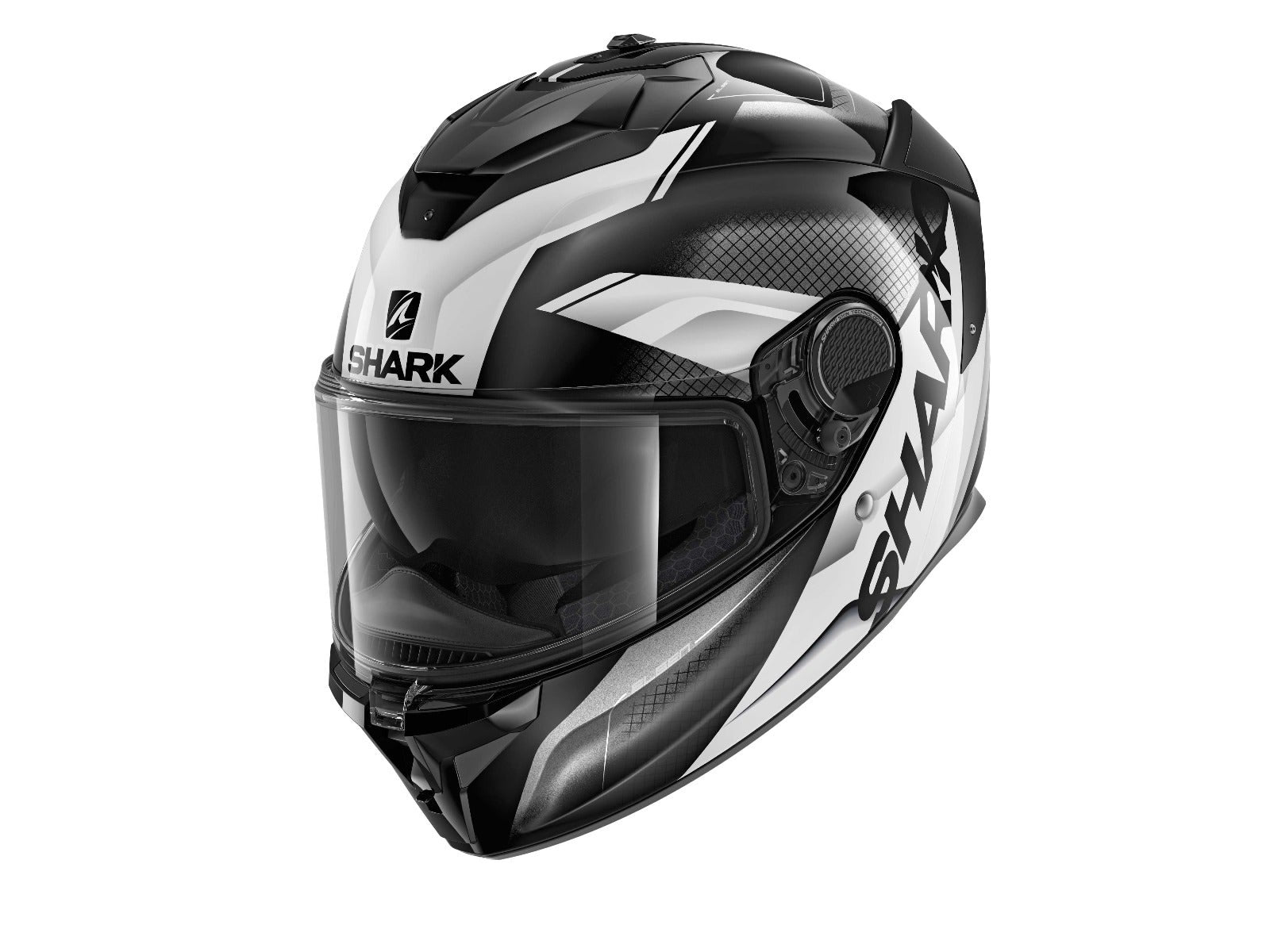 Shark Spartan GT Elgen Helmet Black/Anth/White