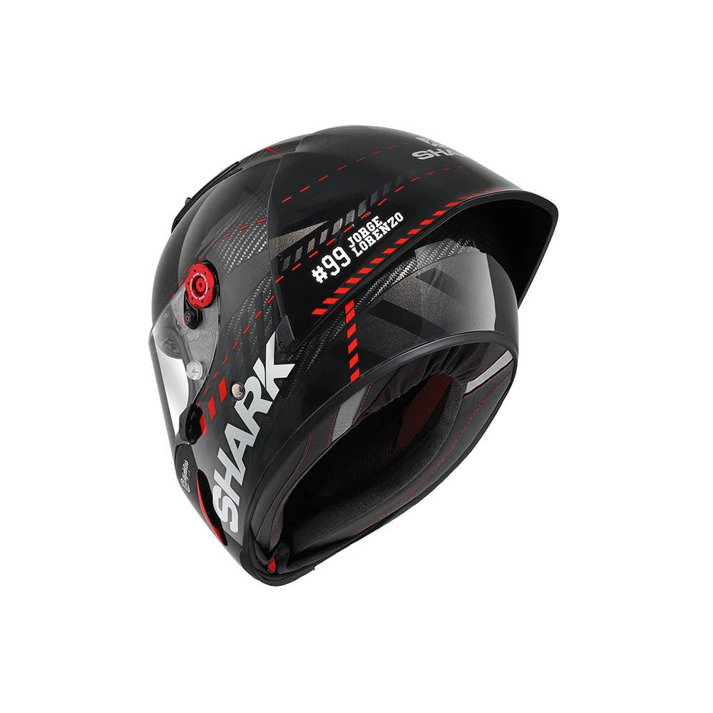Shark Race-R Pro GP Replica Lorenzo Winter Test 99 Helmet Carbon/Anth/Red