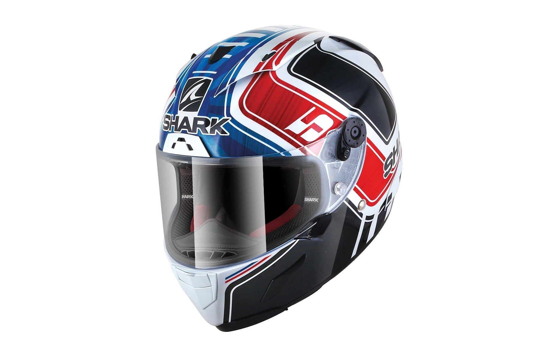 Shark Race-R Pro Replica Zarco GP De France Helmet White/Blue/Red