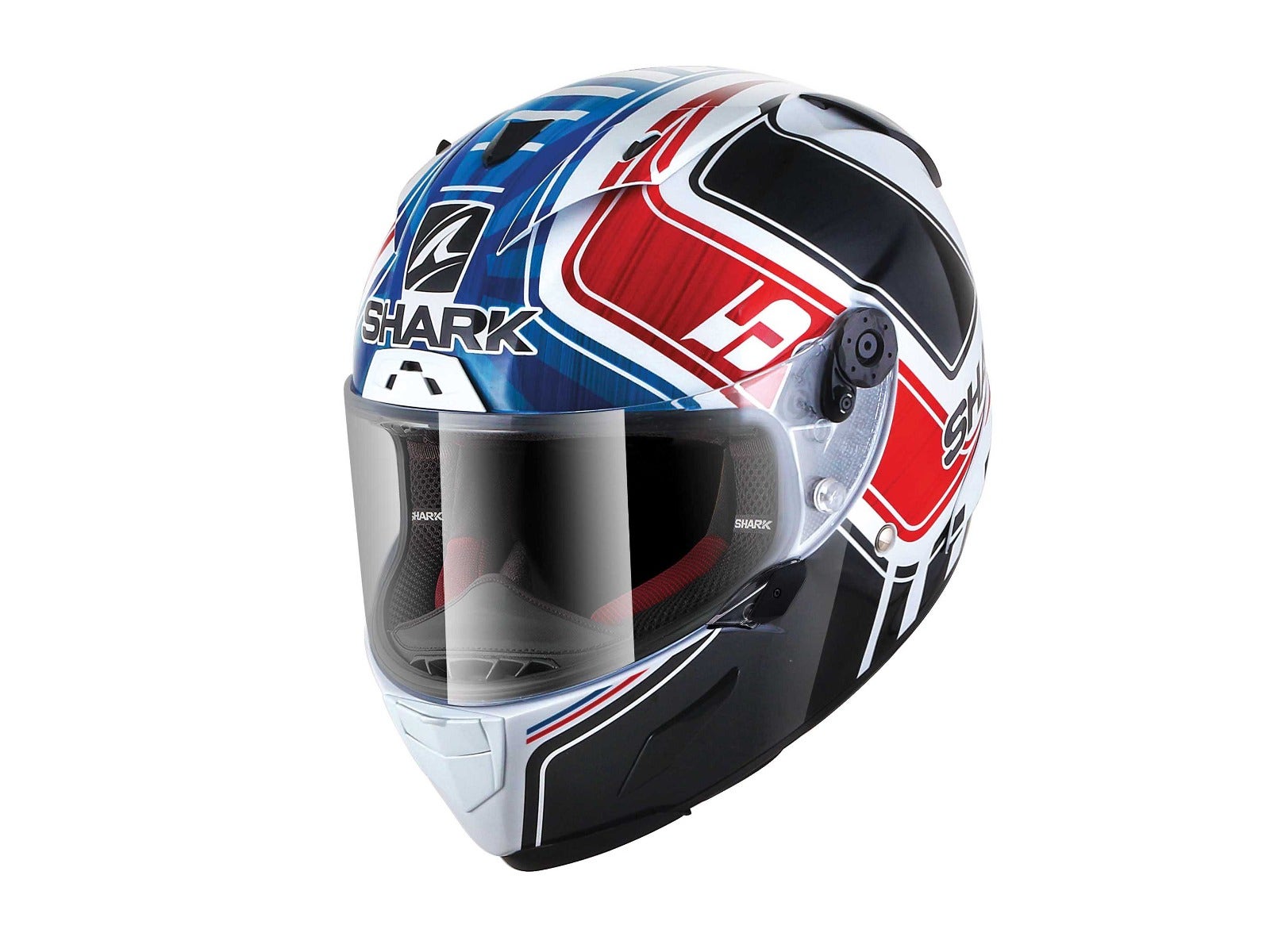 Shark Race-R Pro Replica Zarco GP De France Helmet White/Blue/Red