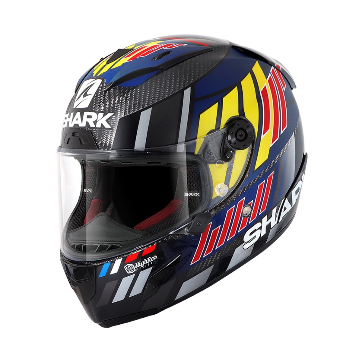 Shark Race-R Pro Carbon Replica Zarco Helmet Carbon/Red/Blue