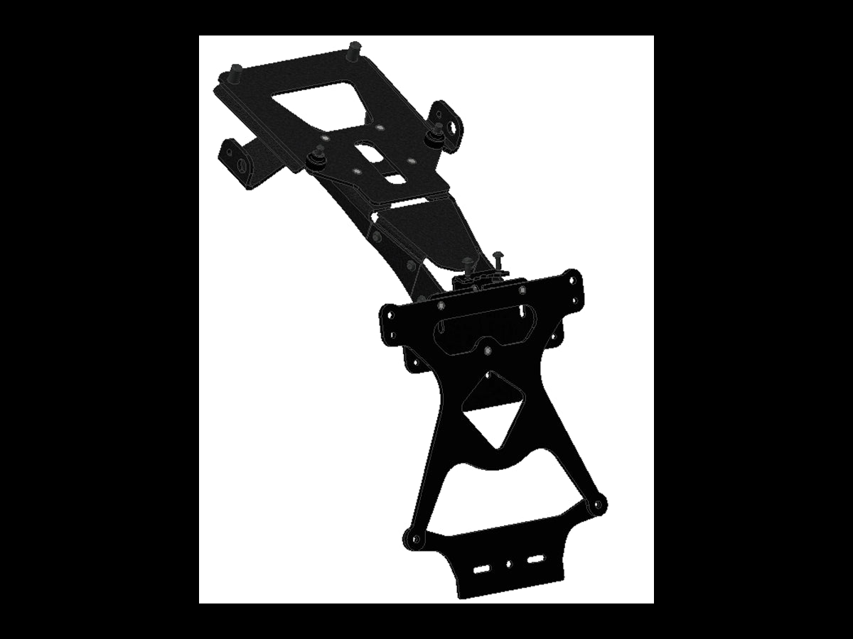 PRT11 - SCRAMBLER 400 ADJUSTABLE LICENSE PLATE HOLDER