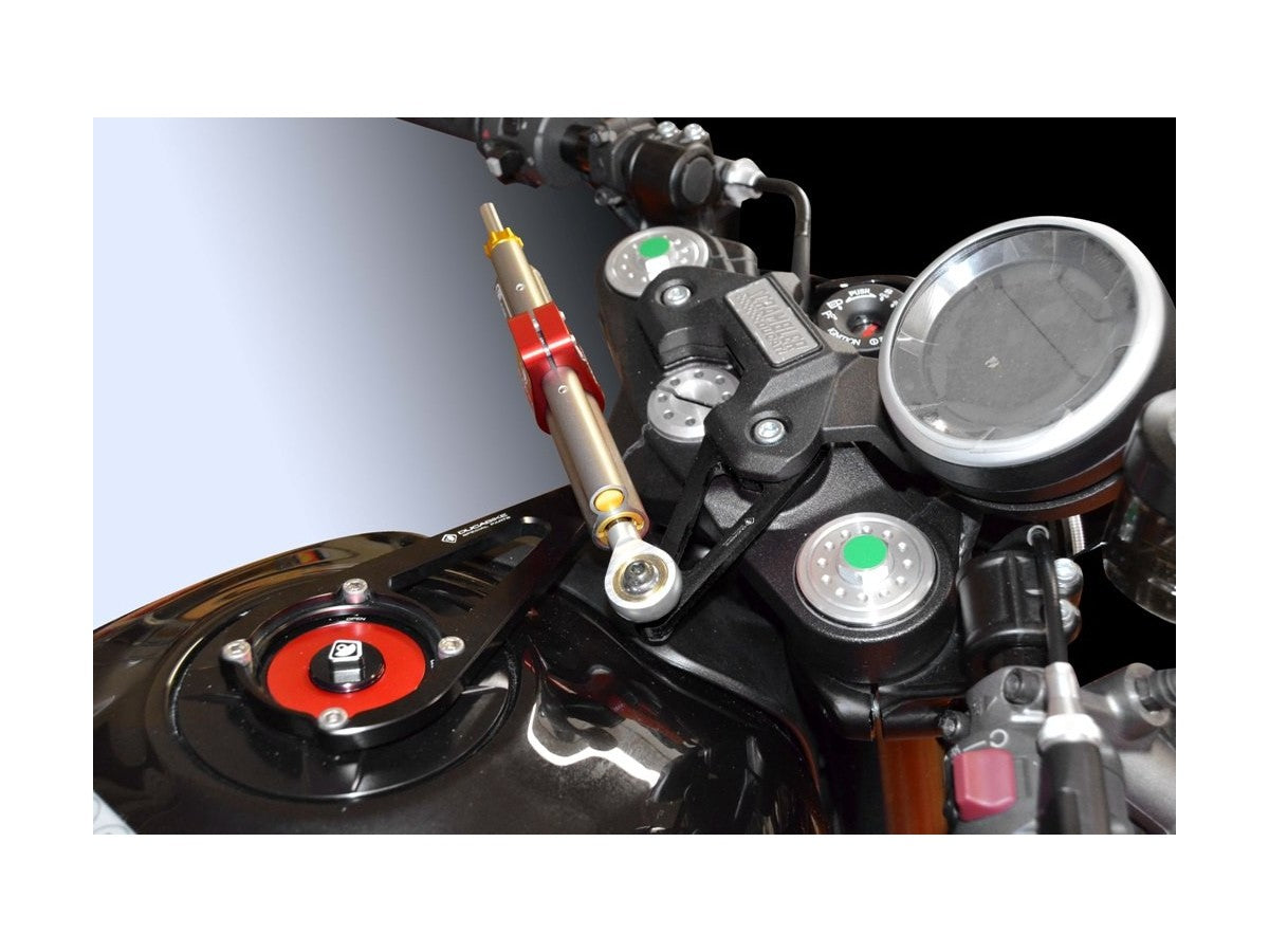 SAS13 - SCRAMBLER CAFE' RACER KIT MOUNT STEERING DAMPER